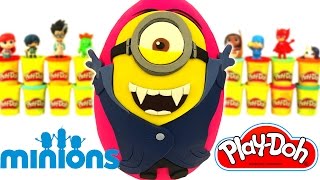 Huevo Sorpresa Gigante de Minions en Español de Plastilina Play Doh