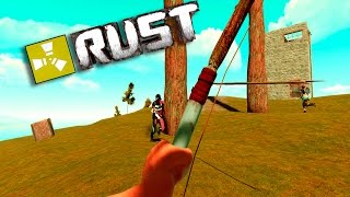 RUST #2 - НАЧИНАЕМ ВЫЖИВАНИЕ! ПОСТРОЙКА ДОМА!