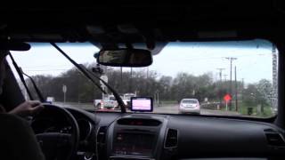 Trico Force High Performance Beam Blade Wiper Rain Road Test Kia Sorento 2014