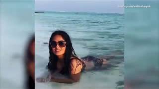 Salma Hayek, 52, flaunts her incredible figure in a leopard-print swimsuit