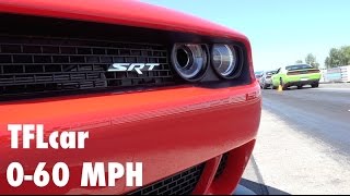 We test the 2015 Dodge Challenger Hellcat from 0-60 MPH over & over again