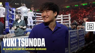 Formula 1, Scuderia AlphaTauri driver, Yuki Tsunoda at Katie Taylor vs Amanda Serrano