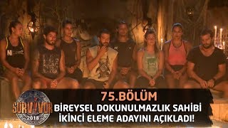 Gönüllüler'de ikinci eleme adayı belli oldu! | 75. Bölüm | Survivor