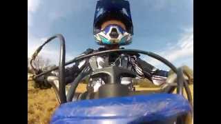Harrison on his Yamaha PW50