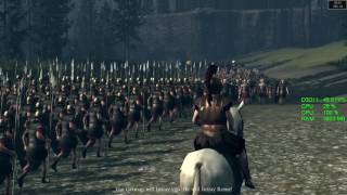 AMD Radeon RX 470 -- Intel Pentium G4560 -- Total War ROME II Benchmark