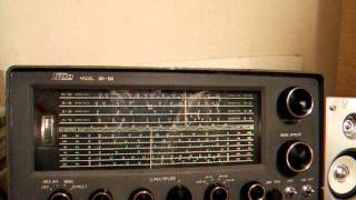9R-59 listen to a ham-radio on 80meter band SSB