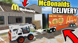FARMING SIMULATOR 2017 | DELIVERING CHICKEN NUGGETS TO MCDONALDS WITH NEW SEMI!