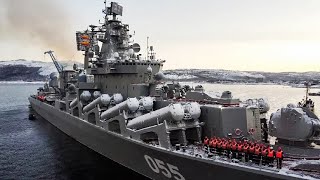 Выход кораблей СФ в море для проведения учения в составе группировки разнородных сил