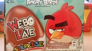 Kinder Sorpresa De Angry Birds (Webo Late Suprise Angry Birds)