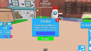 roblox mining simulator legendary egg codes