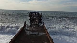 14 02 2021 Черное море успокаивается Видео Артур Мартиросян Аджария Грузия