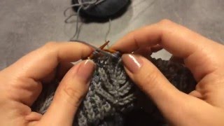 Brioche knitting - decreases / бриошь спицами (убавления)