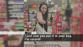 Man says he caught shoplifter on video