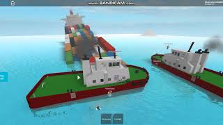 I SUNK MY OWN TUGBOAT! ROBLOX Sinking Ship
