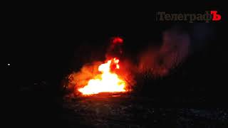 В Кременчуге упал вертолёт