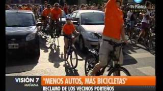 Visión Siete: "Menos autos, más bicicletas"