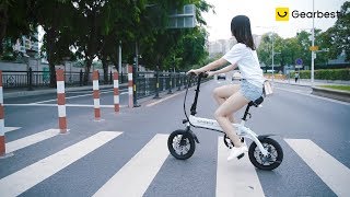 Samebike YINYU14 Smart Folding Bicycle Moped Electric Bike E bike   - Gearbest.com