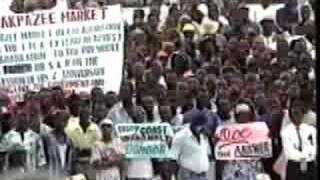 Liberia's Varfley Dolleh speech to Pres. Doe 1990