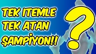 TEK ITEMLE TEK ATAN BOZUK ŞAMPİYON!! BÖYLE HASAR MI OLUR!! RITO NERF PLS!! | KFCEatbox