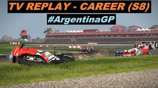 MotoGP Mod 2018 | Career #130 | #ArgentinaGP | #2 | TV REPLAY GAME