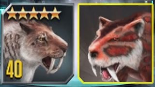 SMILODON Vs SMILODON - Jurassic World The Game Vs Jurassic Park Builder