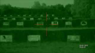 The ATN DGWSXS312A 3 12X X Sight Night Vision Rifle Scope At 30 Minutes After Official Sunset With N