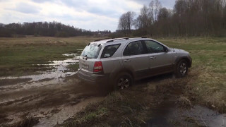 Проходимость и буксировка брёвен Kia Sorento 18+