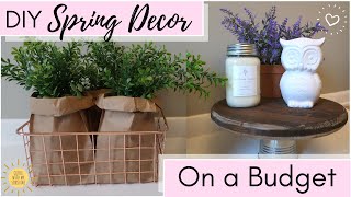 DIY EASY SPRING DECOR IDEAS | ON A BUDGET | 2020 HOME DECOR | HOBBY LOBBY WALMART DOLLAR TREE