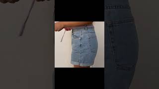 RECICLO ROPA ???? HACER "CORREA" SIN MÁQUINA - DIY CLOTHING HACKS - #shorts