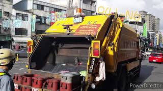 高雄垃圾車72 # 前鎮10-1路線 941-N6進出站