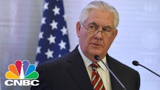 Outgoing Secretary Of State Rex Tillerson Briefs Media After White House Firing | CNBC