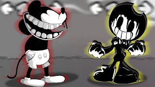 Хоррор Мод Микки Маус vs БЭНДИ во Friday Night Funkin' Friends to the end VS. Mickey Mouse VS. BENDY