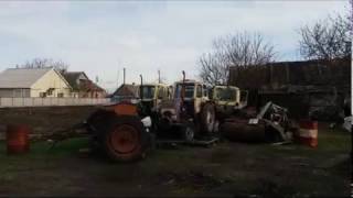 Сливаю воду с трактора МТЗ 892 и тракторов ЮМЗ 6