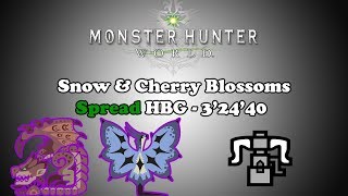 [MHW] Snow and Cherry Blossoms - Spread HBG - 3'24'40