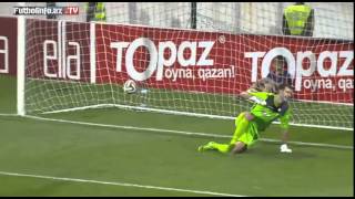 Qəbələ 2-2 Qarabağ football highlights (İCMAL)