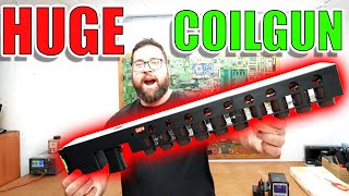 POWERFUL 10 Stage COILGUN PCB + 3D Printed Enclosure