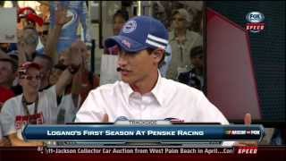 Joey Logano AAA Trackside