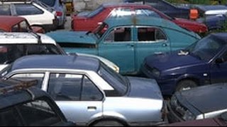 Брошенные в Москве автомобили принудительно утилизируют