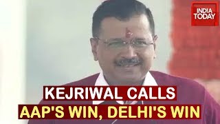 Arvind Kejriwal Takes Oath As CM For Third Time, Calls It Delhi's Win