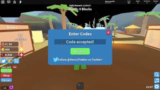 all working codes in treasure hunt simulator!!