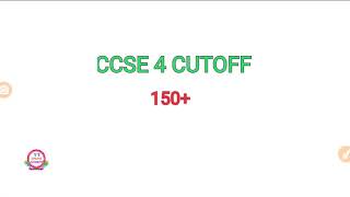 CCSE 4 CUTOFF 2018
