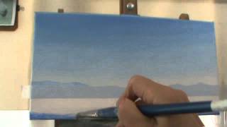 Морской пейзаж акрилом.  Seascape in Acrylic