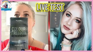 Colour Freedom Metallic Glory Silver Grey | Haare Färben | Live Test | Myunique