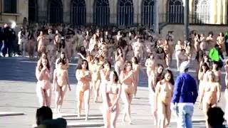 Spencer Tunick en Bogota-Colombia.
