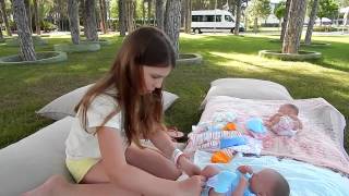 Отдых в парке с куклами La Newborn #2