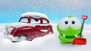 Мультики для самых маленьких — Ам Ням и пластилин Play-Doh (Плей-До) — Новогоднее печенье и машинки