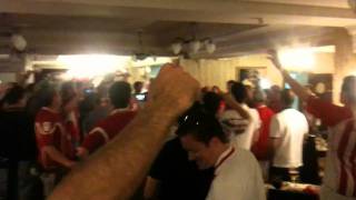 Sligo Rovers fans in Poltava after Europa League game v Vorskla Poltava