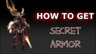 Monster Hunter World | HOW TO GET SECRET ARMOR SET!