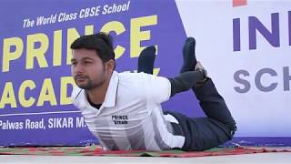 Fit India Movement Yoga @ PRINCE ACADEMY, SIKAR
