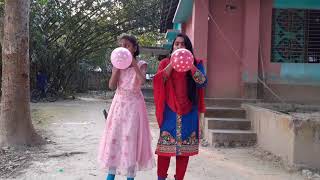 Babai learns colors with balloons ! Balloon Pop | Part 52